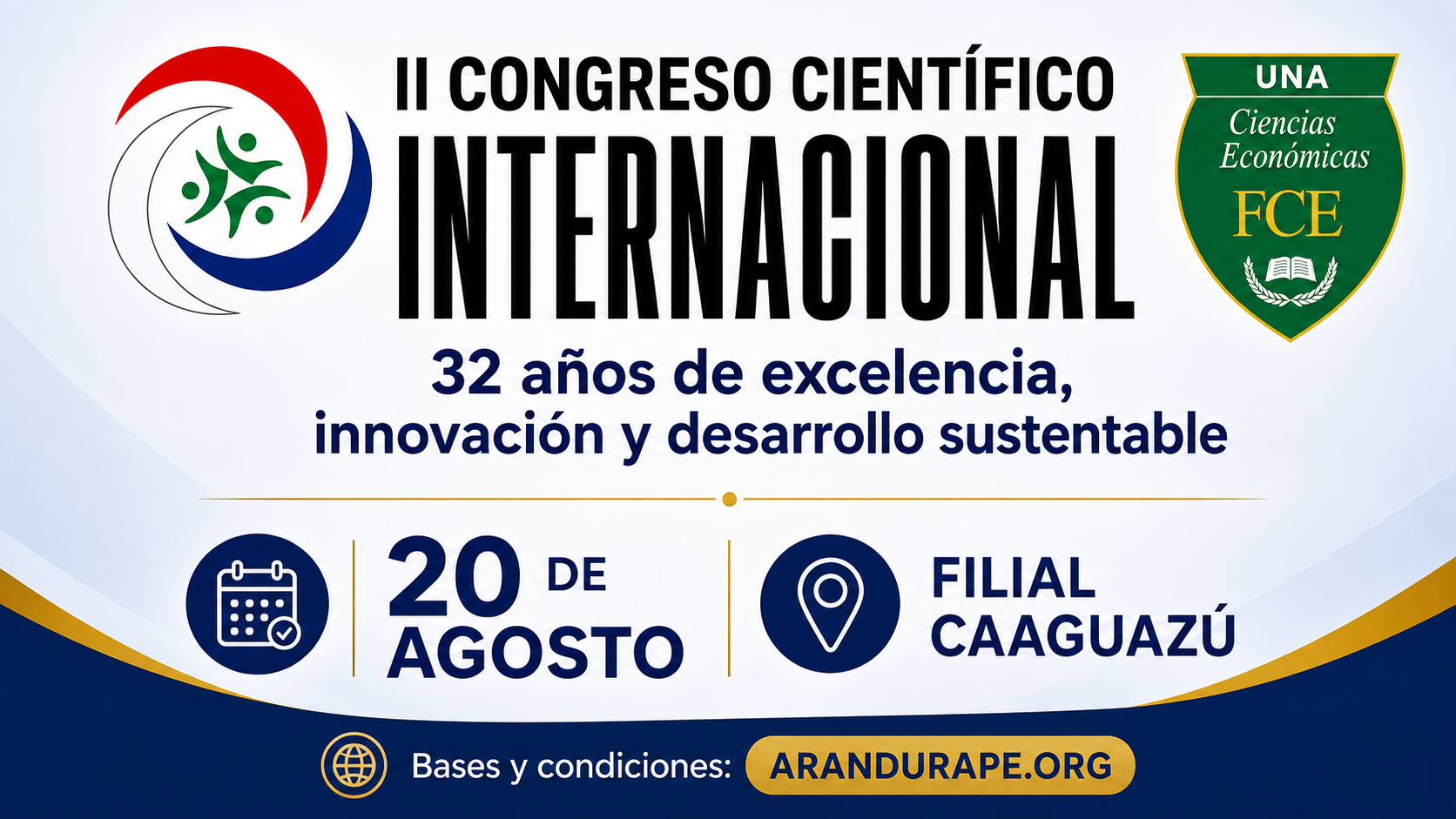 II Congreso Científico Internacional FCE UNA 2026 – Filial Caaguazú